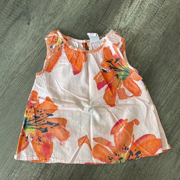 BABY GAP| toddlers floral print top - Picture 4 of 5